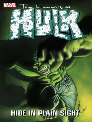 cover image of Incredible Hulk: Hide In Plain Sight
